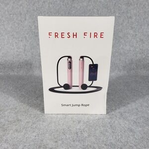 FRESH FIRE Smart Jump Rope‎ Pink BLE Bluetooth App LCD Display